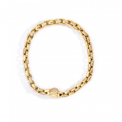 Gold bracelet 14 K - 10.00