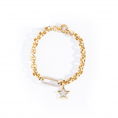 Gold bracelet 18 K - 10.86