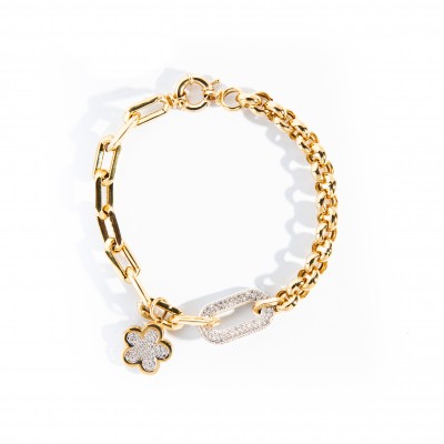 Gold bracelet 18 K - 12.40