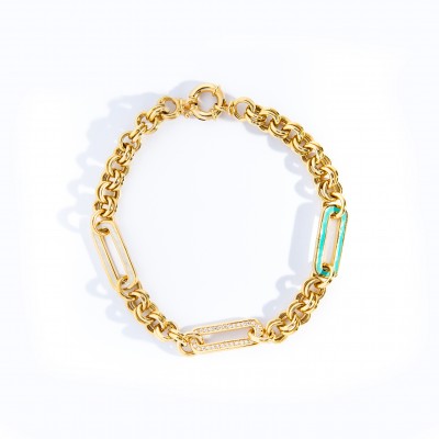 Gold bracelet 18 K - 12.64
