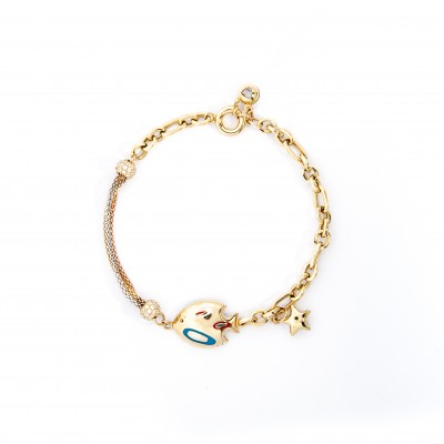 Gold bracelet 14 K - 6.80