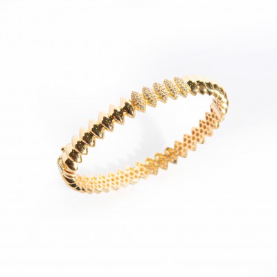 Gold bracelet 18 K - 15.35
