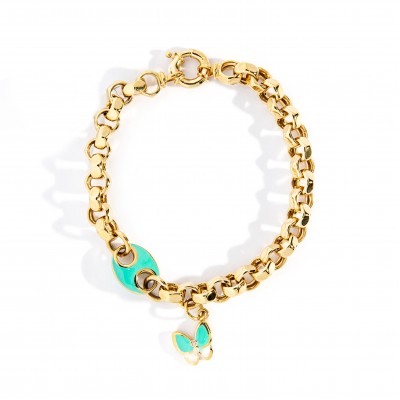 Gold bracelet - 18 K - 9.99