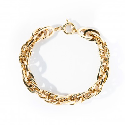 Gold bracelet 14 K - 17.24