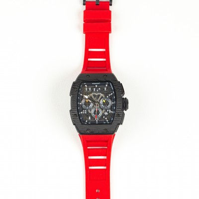 Quartz watch Racing GT - Chrono - Black Watch ( Red Strap )