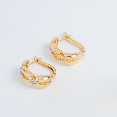 Gold Earring 18 K - 5.34