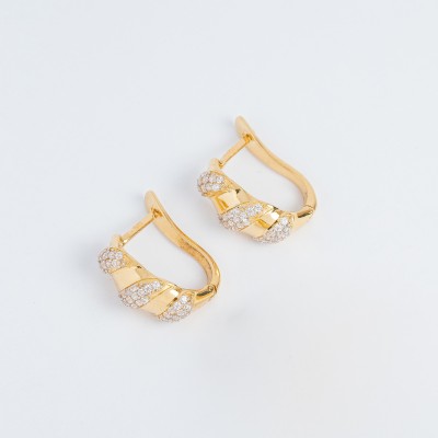 Gold Earring 18 K - 4.53