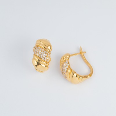 Gold Earring 18 K - 5.83
