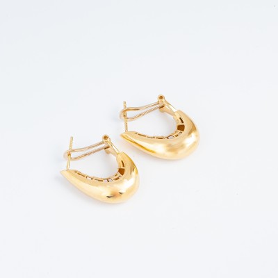 Gold Earring 18 K - 7.66