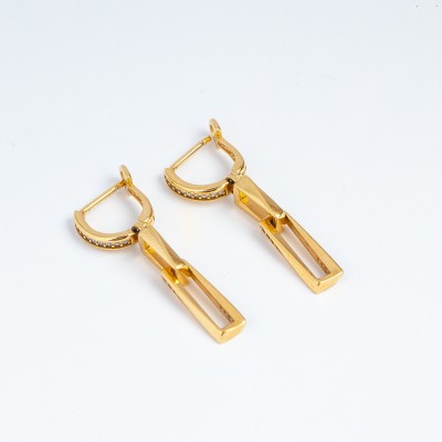 Gold Earring 18 K - 6.30