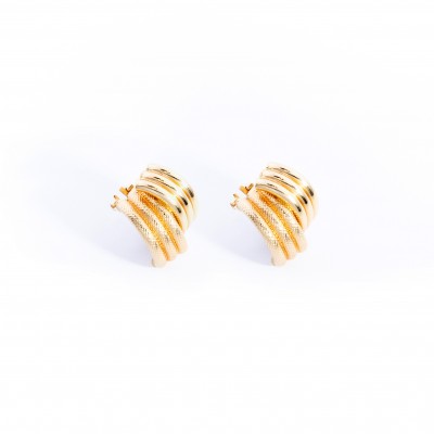 Gold Earring 18 K - 6.89