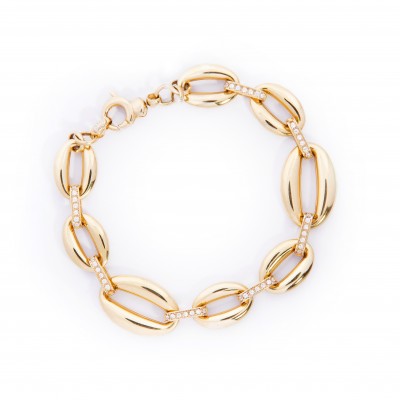 Gold bracelet 14 K - 14.21