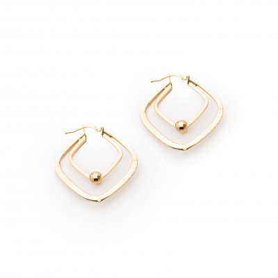 Gold earring 18K - 3.05