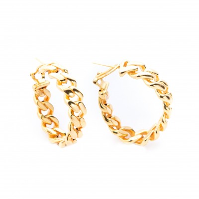 Gold Earring 18 K - 8.08