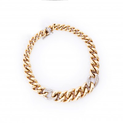 Gold bracelet 14 K - 13.11