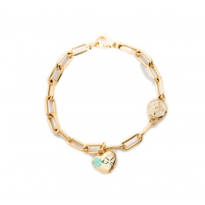 Gold bracelet 14 K - 9.39