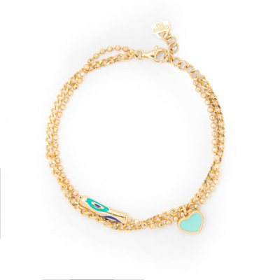 Gold bracelet 14 K - 8.25