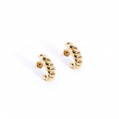 Gold Earring 14 K - 2.86