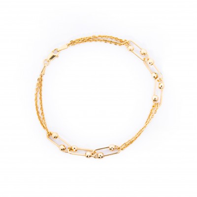 Gold bracelet 18 K - 4.36